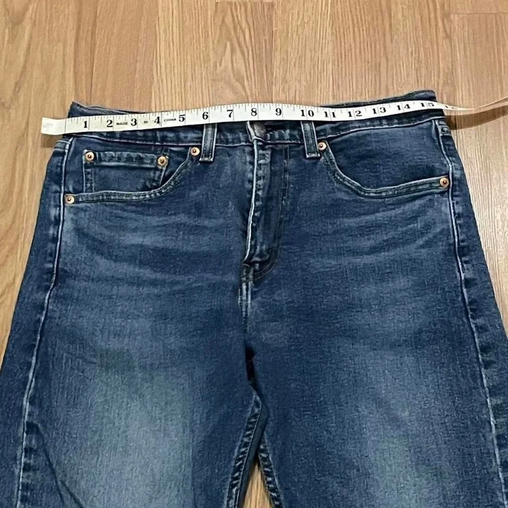 Levis 505 Men’s Straight Leg Fit 32x30 (31x29) Medium Blue Western Cowboy Y2K